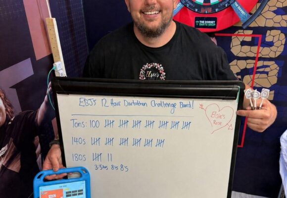 Ed Darts 3 Throwing for a Cause: Edd Johnson’s 12-Hour Darts Challenge