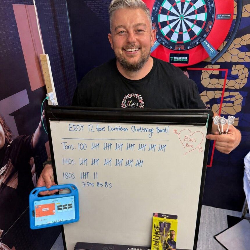 Throwing for a Cause: Edd Johnson’s 12-Hour Darts Challenge